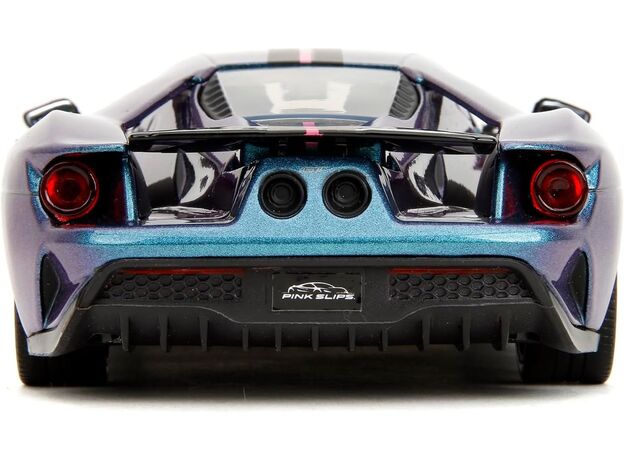 ماشین فلزی فورد GT سری Pink Slips مدل بنفش با مقیاس 1:24, image 7
