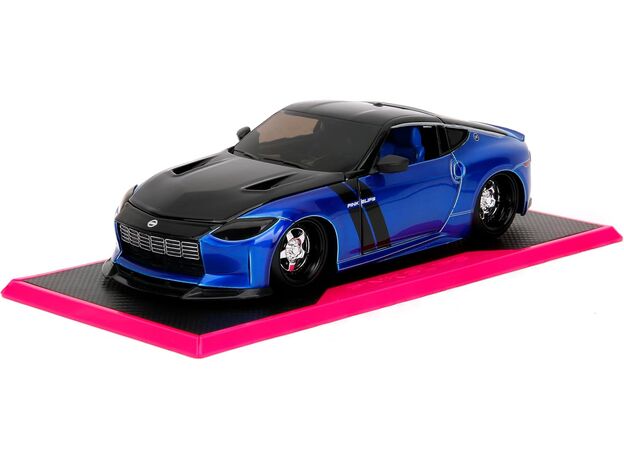 ماشین فلزی نیسان Z 2023 سری Pink Slips مدل آبی با مقیاس 1:24, image 2