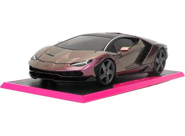 ماشین فلزی لامبورگینی سنتناریو سری Pink Slips مدل بنفش با مقیاس 1:24, image 2