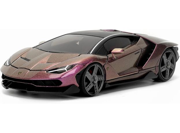 ماشین فلزی لامبورگینی سنتناریو سری Pink Slips مدل بنفش با مقیاس 1:24, image 3