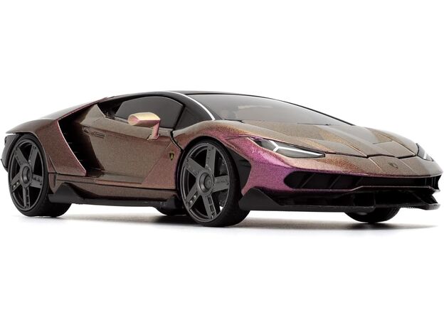 ماشین فلزی لامبورگینی سنتناریو سری Pink Slips مدل بنفش با مقیاس 1:24, image 4