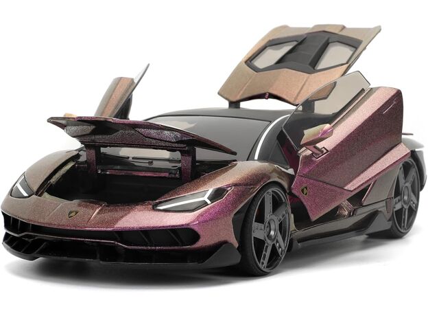 ماشین فلزی لامبورگینی سنتناریو سری Pink Slips مدل بنفش با مقیاس 1:24, image 7