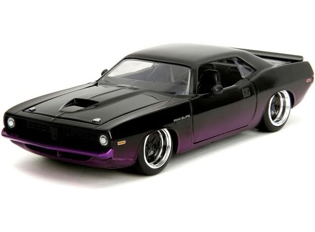 ماشین فلزی پلیموث باراکودا سری Pink Slips مدل مشکی با مقیاس 1:24, image 3