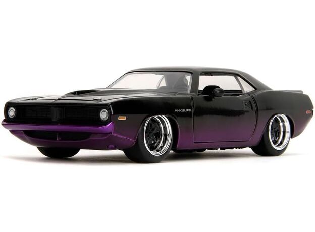 ماشین فلزی پلیموث باراکودا سری Pink Slips مدل مشکی با مقیاس 1:24, image 4