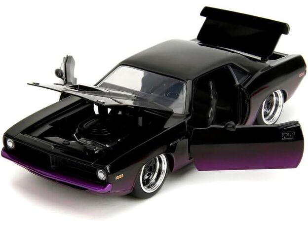 ماشین فلزی پلیموث باراکودا سری Pink Slips مدل مشکی با مقیاس 1:24, image 5
