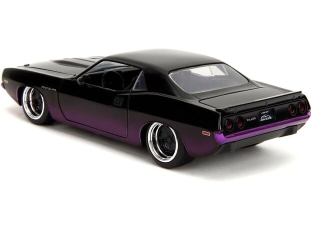 ماشین فلزی پلیموث باراکودا سری Pink Slips مدل مشکی با مقیاس 1:24, image 7