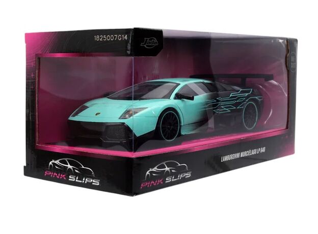 ماشین فلزی لامبورگینی مورسیه لاگو LP640 سری Pink Slips مدل فیروزه ای با مقیاس 1:24, image 10