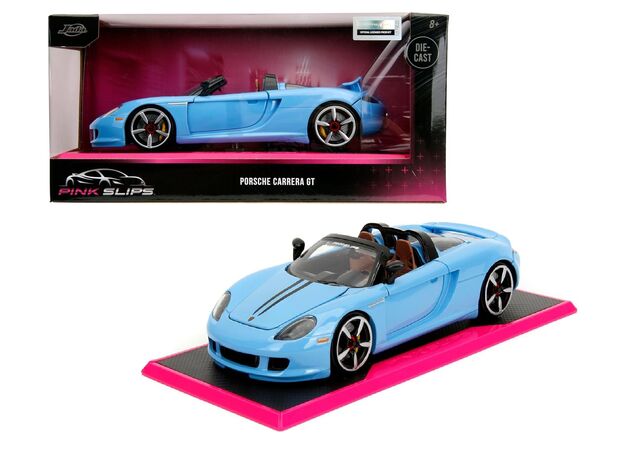 ماشین فلزی پورشه Carrera GT سری Pink Slips مدل آبی با مقیاس 1:24, image 