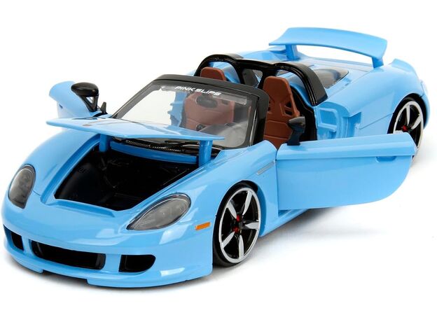 ماشین فلزی پورشه Carrera GT سری Pink Slips مدل آبی با مقیاس 1:24, image 5