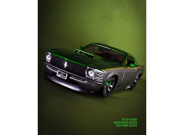 ماشین فلزی فورد موستانگ سری Pink Slips مدل سبز با مقیاس 1:24, image 2