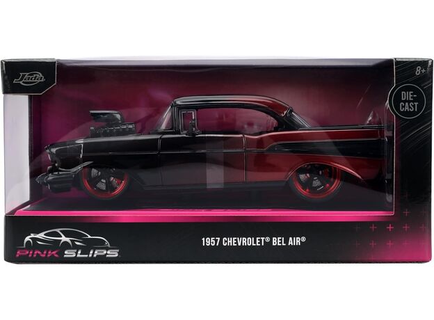 ماشین فلزی شورلت Bel Air سری Pink Slips مدل مشکی با مقیاس 1:24, image 10