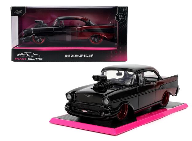 ماشین فلزی شورلت Bel Air سری Pink Slips مدل مشکی با مقیاس 1:24, image 