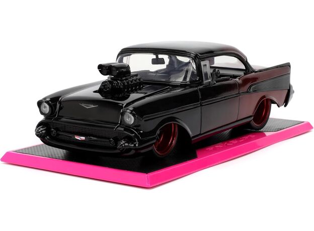 ماشین فلزی شورلت Bel Air سری Pink Slips مدل مشکی با مقیاس 1:24, image 2
