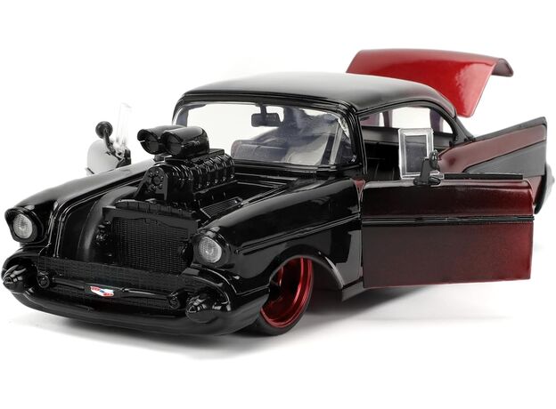 ماشین فلزی شورلت Bel Air سری Pink Slips مدل مشکی با مقیاس 1:24, image 3