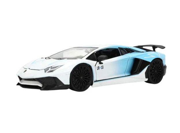 ماشین فلزی لامبورگینی اونتادور SV سری Pink Slips مدل سفید با مقیاس 1:24, image 4