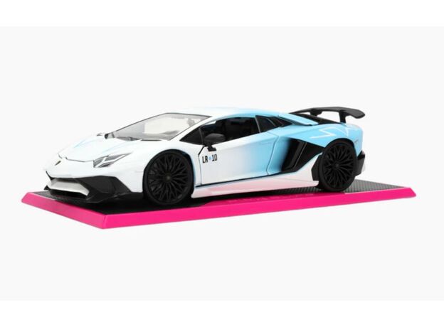 ماشین فلزی لامبورگینی اونتادور SV سری Pink Slips مدل سفید با مقیاس 1:24, image 9