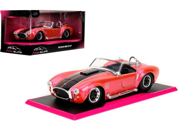 ماشین فلزی شلبی کبرا سری Pink Slips مدل صورتی با مقیاس 1:24, image 