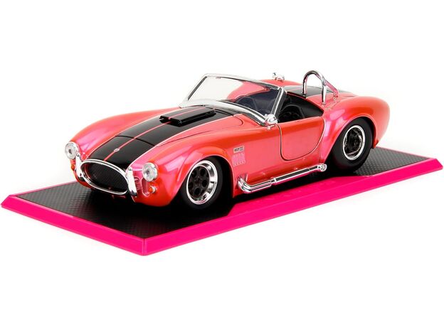 ماشین فلزی شلبی کبرا سری Pink Slips مدل صورتی با مقیاس 1:24, image 2