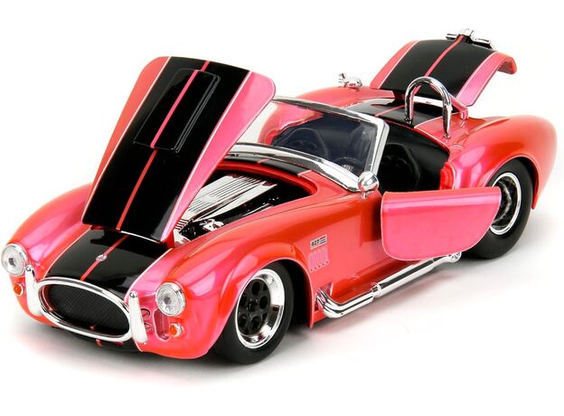 ماشین فلزی شلبی کبرا سری Pink Slips مدل صورتی با مقیاس 1:24, image 4