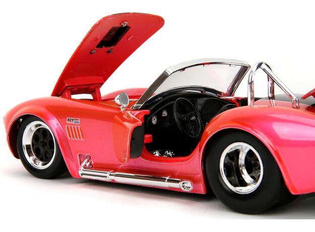 ماشین فلزی شلبی کبرا سری Pink Slips مدل صورتی با مقیاس 1:24, image 6