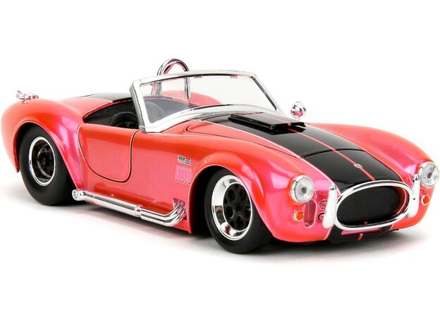 ماشین فلزی شلبی کبرا سری Pink Slips مدل صورتی با مقیاس 1:24, image 9