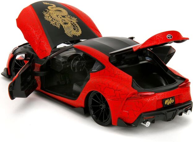 ماشین فلزی تویوتا سوپرا سری Pink Slips مدل قرمز با مقیاس 1:24, image 7