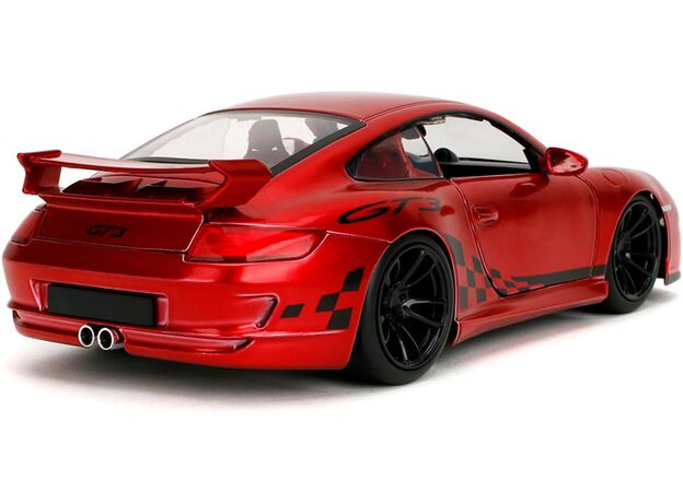 ماشین فلزی پورشه 911 توربو سری Pink Slips مدل قرمز با مقیاس 1:24, image 11