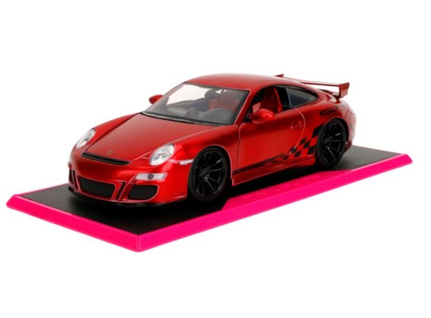 ماشین فلزی پورشه 911 توربو سری Pink Slips مدل قرمز با مقیاس 1:24, image 4