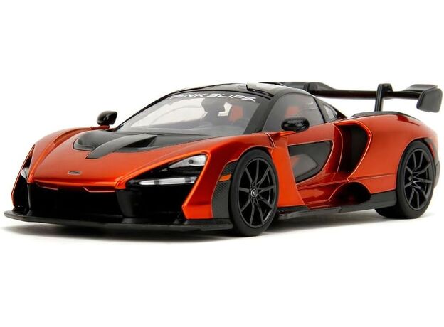 ماشین فلزی مک لارن سنا سری Pink Slips مدل نارنجی با مقیاس 1:24, image 3