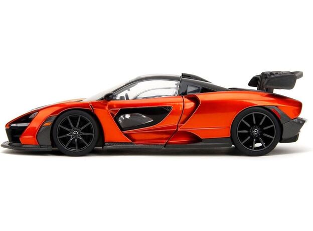 ماشین فلزی مک لارن سنا سری Pink Slips مدل نارنجی با مقیاس 1:24, image 5