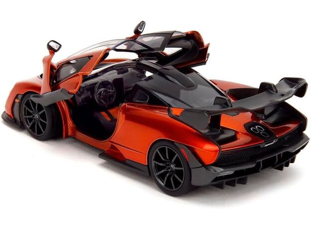 ماشین فلزی مک لارن سنا سری Pink Slips مدل نارنجی با مقیاس 1:24, image 7