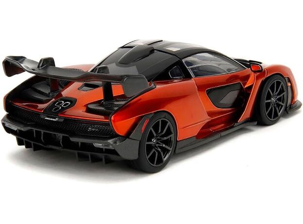 ماشین فلزی مک لارن سنا سری Pink Slips مدل نارنجی با مقیاس 1:24, image 8