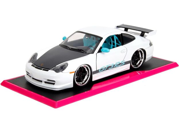 ماشین فلزی پورشه 911 GT3 RS سری Pink Slips مدل سفید با مقیاس 1:24, image 3