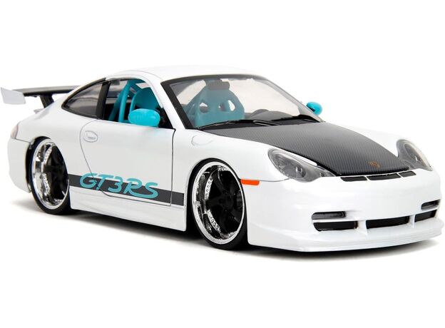 ماشین فلزی پورشه 911 GT3 RS سری Pink Slips مدل سفید با مقیاس 1:24, image 5