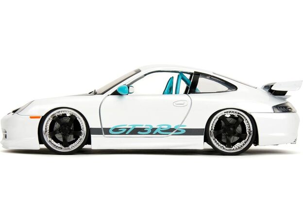 ماشین فلزی پورشه 911 GT3 RS سری Pink Slips مدل سفید با مقیاس 1:24, image 7