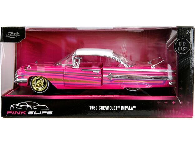 ماشین فلزی شورلت ایمپالا سری Pink Slips مدل صورتی با مقیاس 1:24, image 10