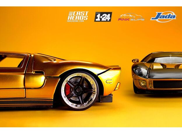 ماشین فلزی فورد GT سری Pink Slips مدل طلایی با مقیاس 1:24, image 3