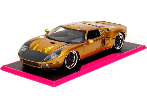 ماشین فلزی فورد GT سری Pink Slips مدل طلایی با مقیاس 1:24, image 4