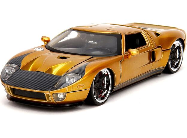 ماشین فلزی فورد GT سری Pink Slips مدل طلایی با مقیاس 1:24, image 5