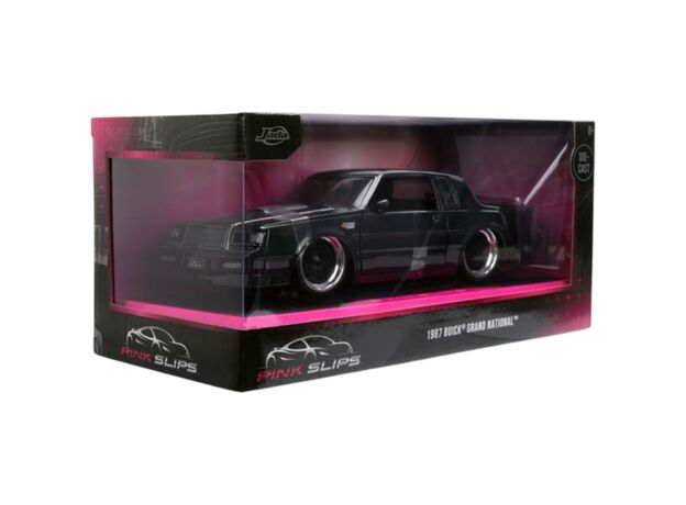 ماشین فلزی بیوک گرند نشنال 1987 سری Pink Slips مدل مشکی با مقیاس 1:24, image 9