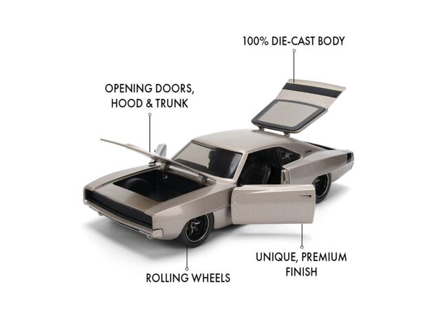 ماشین فلزی دوج چارجر Widebody سری Pink Slips مدل بژ با مقیاس 1:24, image 8