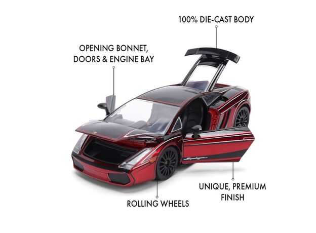 ماشین فلزی لامبورگینی گالاردو سری Pink Slips مدل قرمز با مقیاس 1:24, image 7