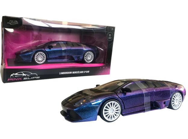 ماشین فلزی لامبورگینی مورسیه لاگو سری Pink Slips مدل بنفش با مقیاس 1:24, image 