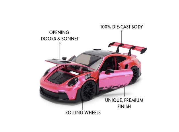 ماشین فلزی پورشه 911 GT3 RS سری Pink Slips مدل اسپرت با مقیاس 1:24, image 4