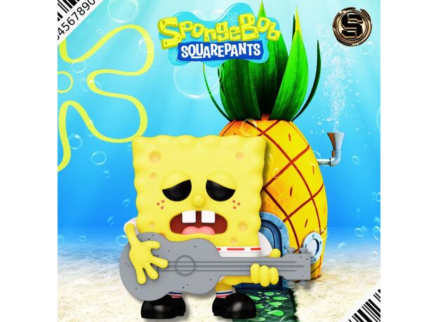 فیگور 9 سانتی فانکو پاپ باب اسفنجی با لباس پاره (1666), image 3