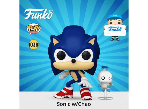 فیگور 9 سانتی فانکو پاپ سونیک به همراه چائو (1036), image 6