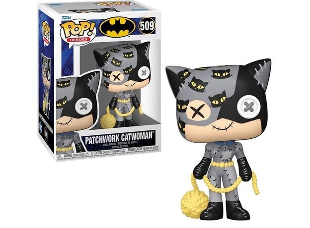 فیگور 9 سانتی فانکو پاپ زن گربه ای پچ ورک (509), image 