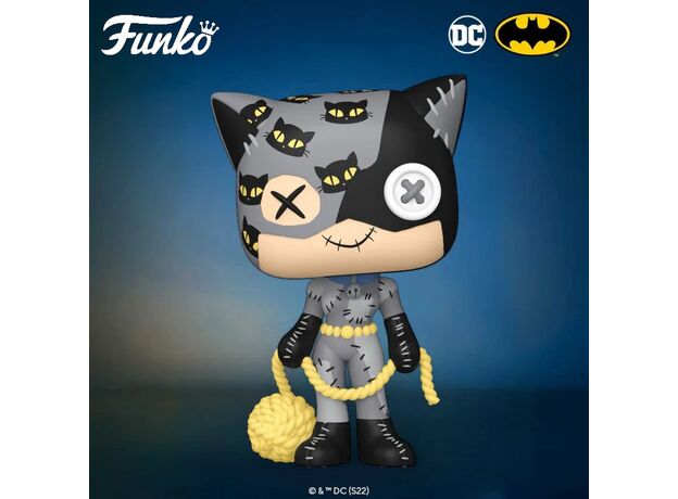 فیگور 9 سانتی فانکو پاپ زن گربه ای پچ ورک (509), image 2