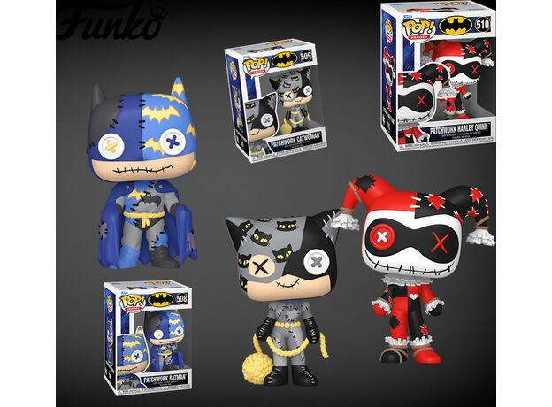 فیگور 9 سانتی فانکو پاپ زن گربه ای پچ ورک (509), image 4