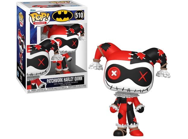 فیگور 9 سانتی فانکو پاپ هارلی کوئین پچ ورک (510), image 